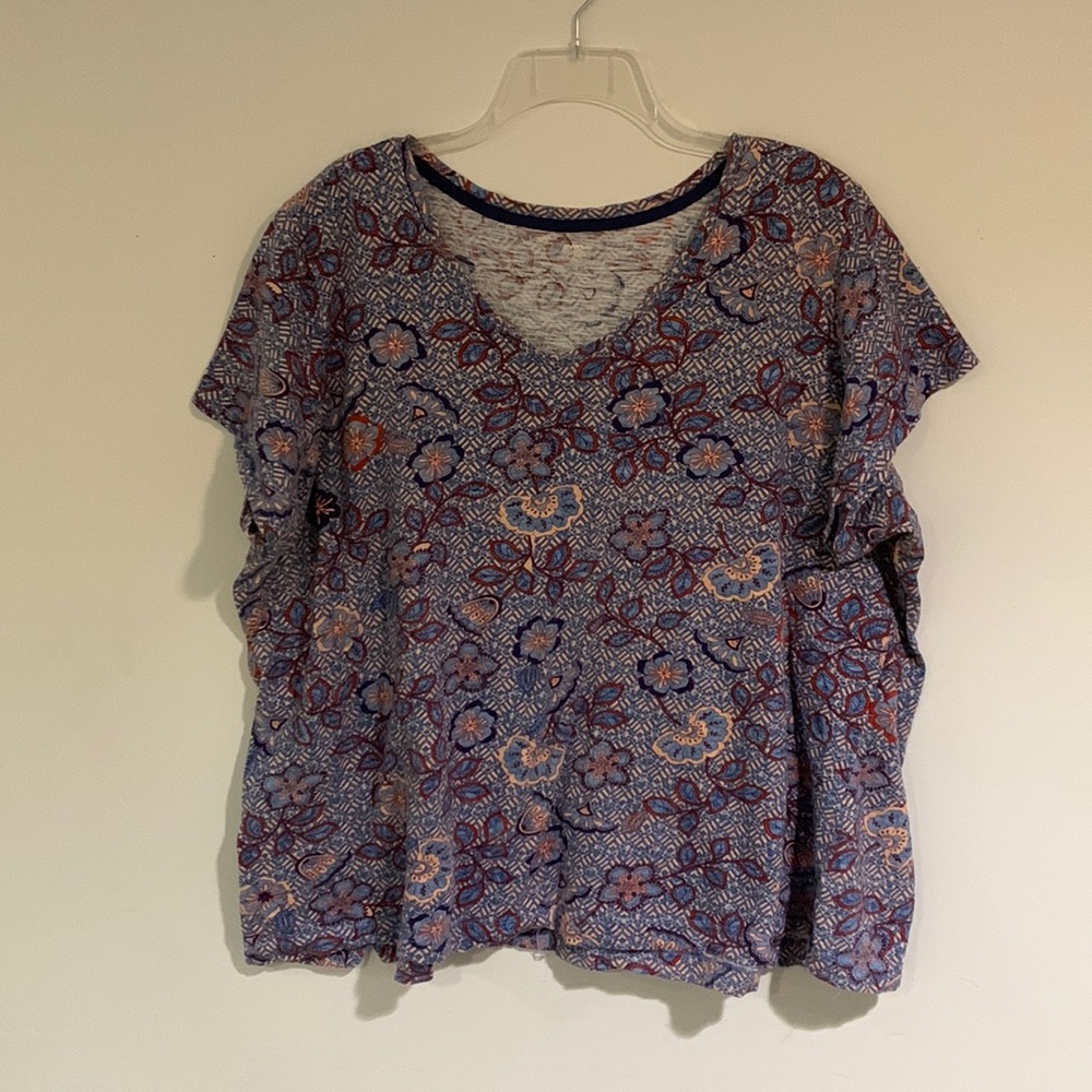 Avenue 💜 Your Tee Short Sleeve T Shirt, Women’s Size 26/28
